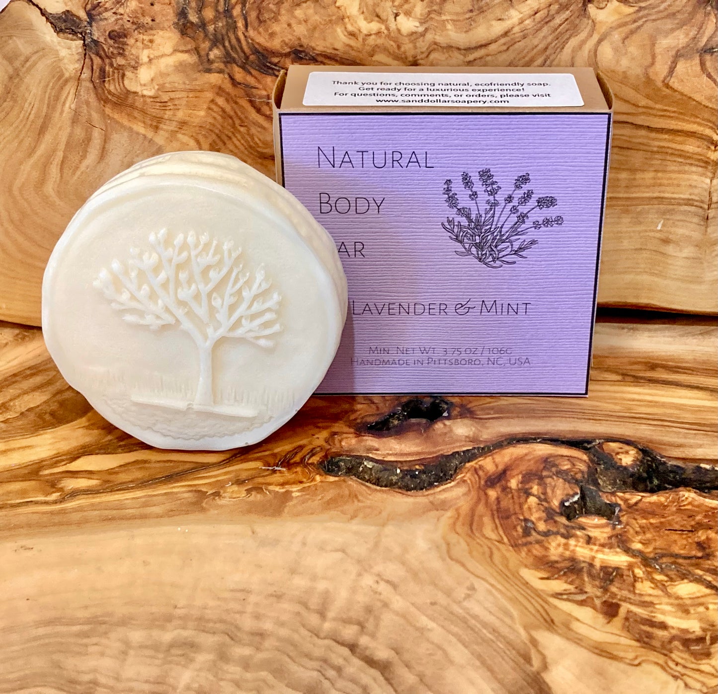 Natural Body Bar: Lavender & Mint