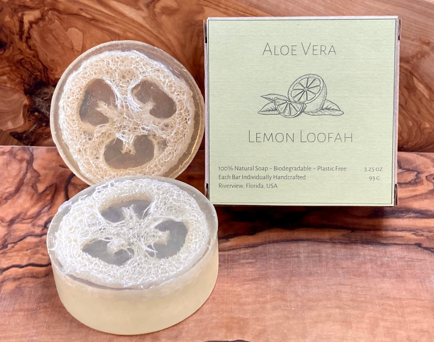 Aloe Vera Lemon Loofah