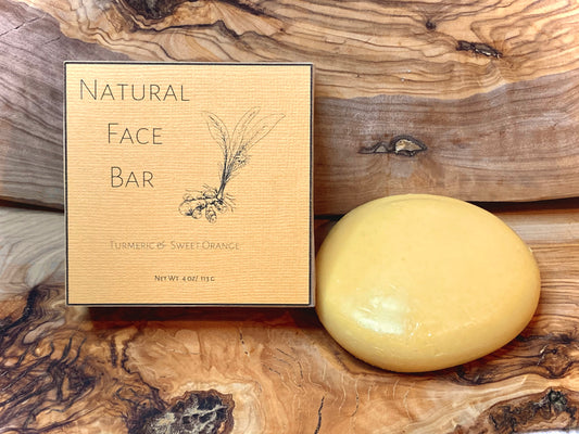 Natural Face Bar: Turmeric & Sweet Orange
