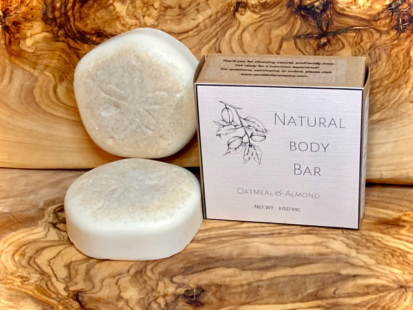 Natural Body Bar: Oatmeal Almond