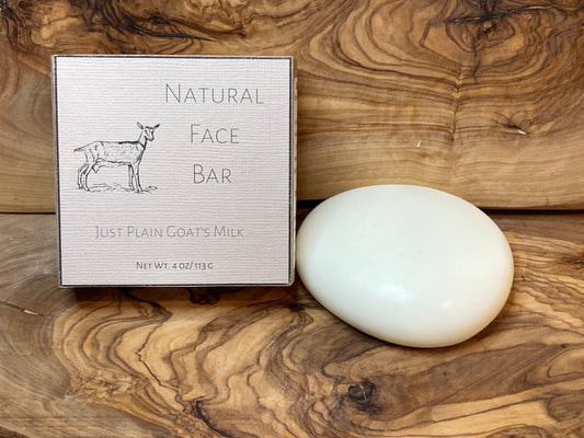 Natural Face Bar: Just Plain Goat's Milk