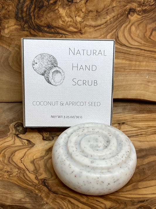 Natural Hand Scrub: Coconut and Apricot Seed