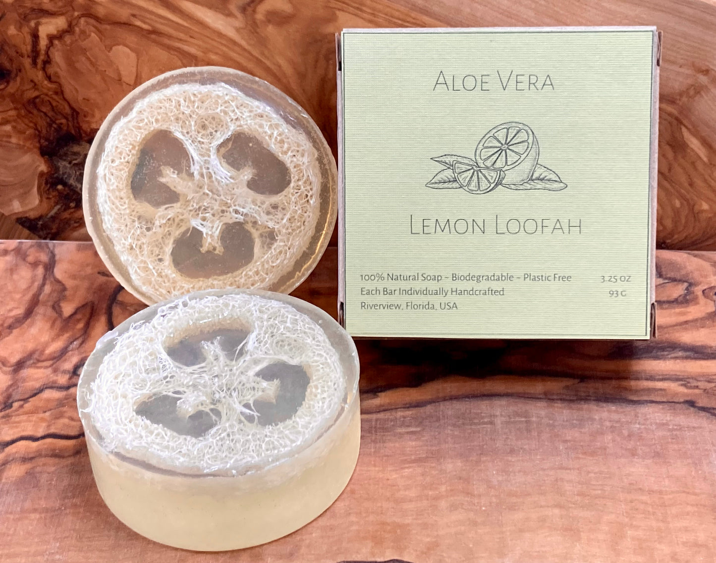 Natural Hand Scrub: Lemon & Loofah