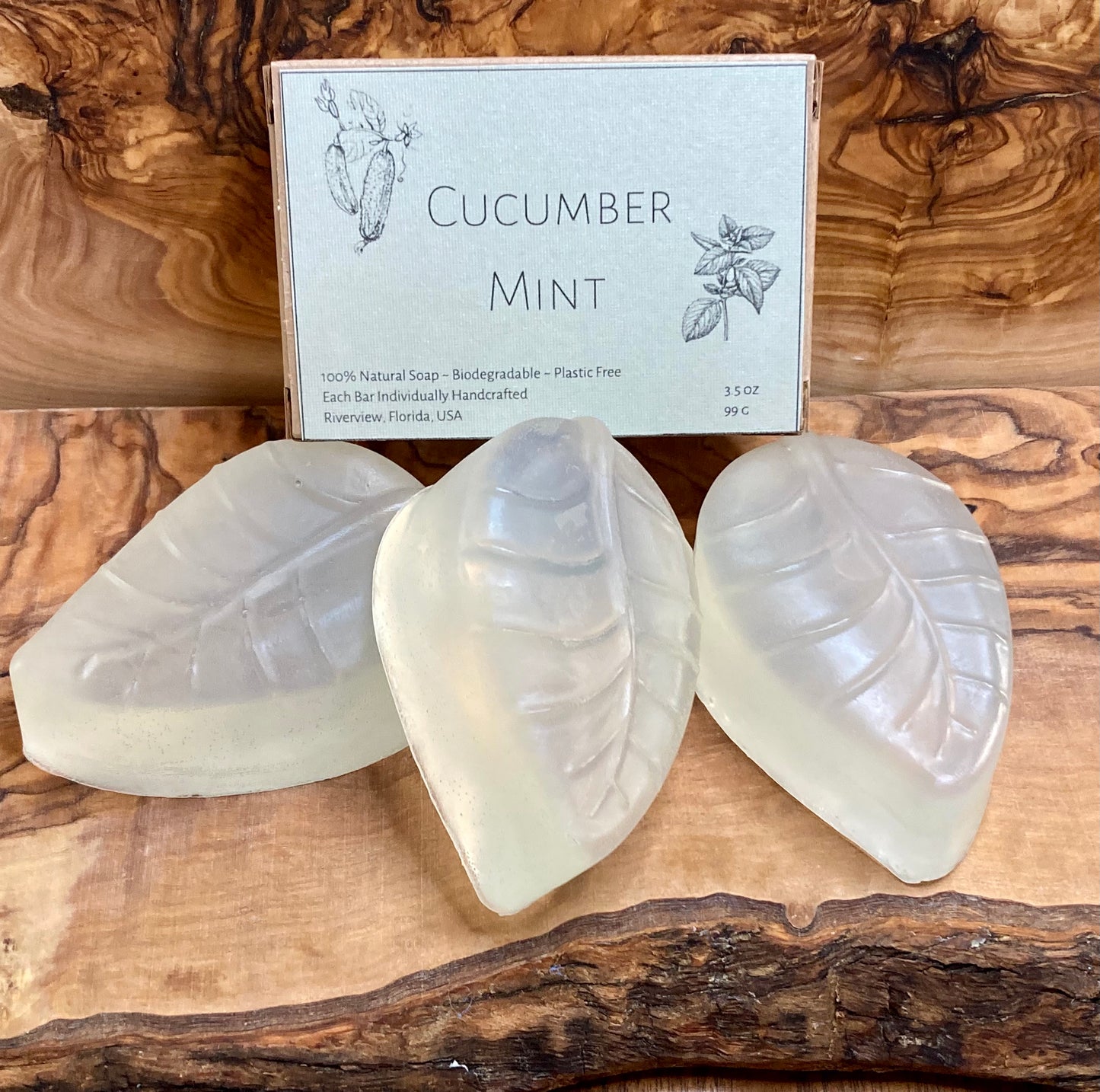 Natural Body Bar:                                                                                Cucumber Mint