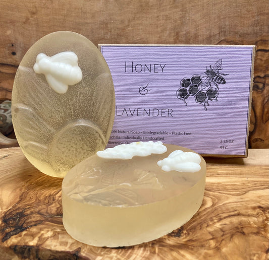 Natural Body Bar: Honey Lavender